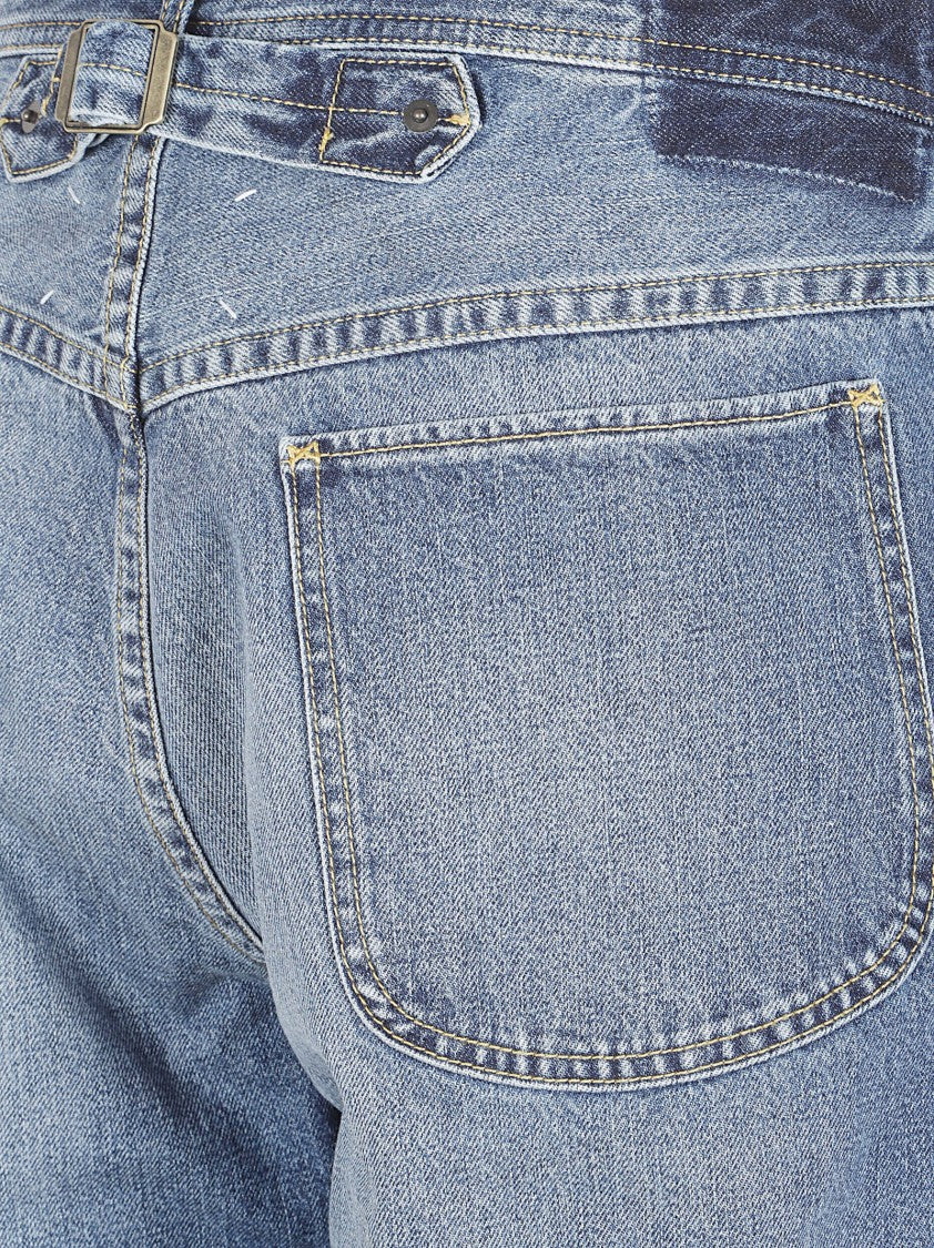 Maison Margiela Classic Straight-Leg Jeans With Distinctive Buckle Detail