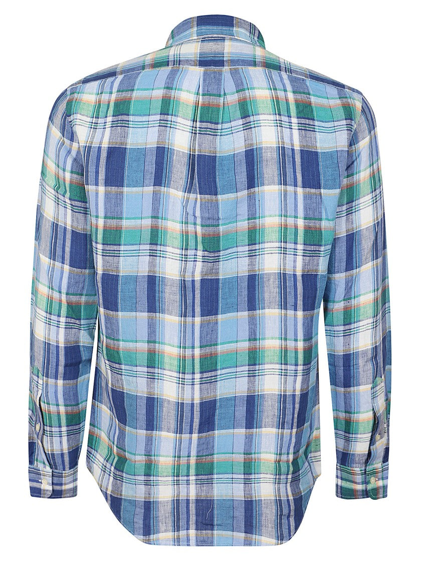 Polo Ralph Lauren Plaid Linen Sport Shirt