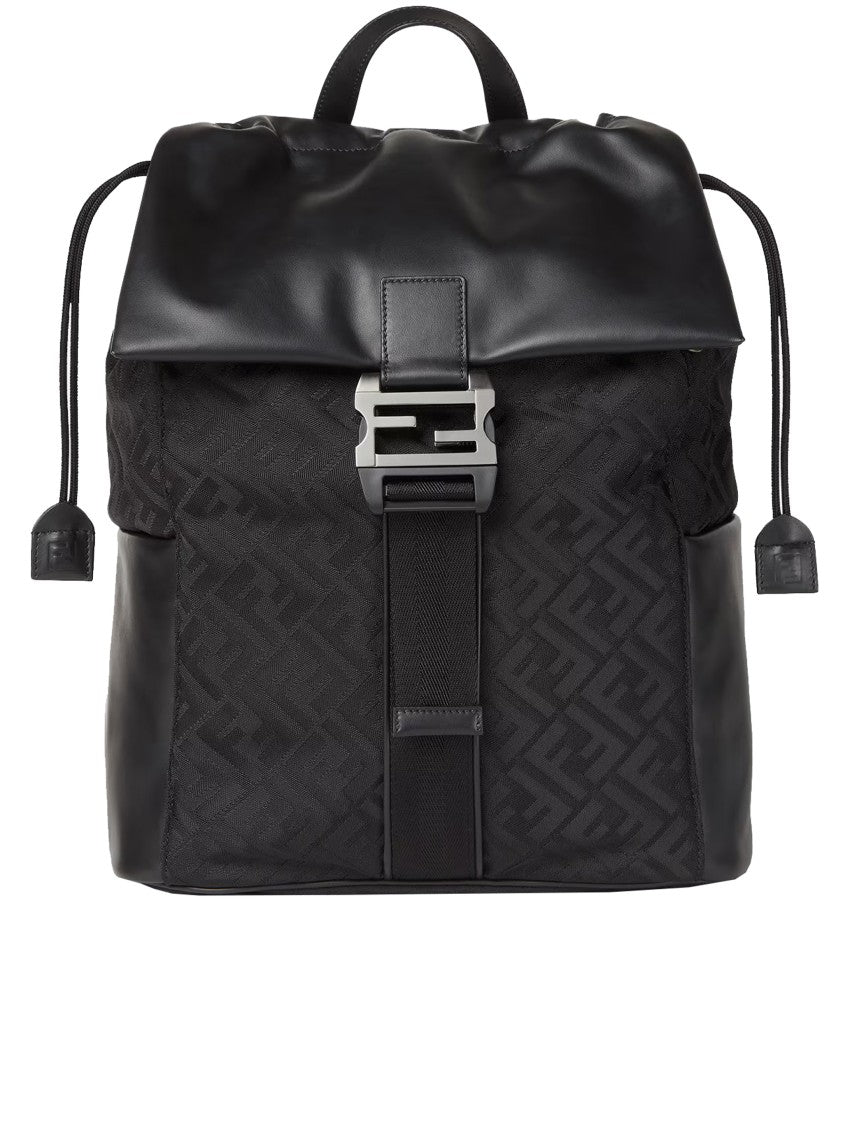 Fendi Baguette Grace Nylon Ff Monogram Backpack