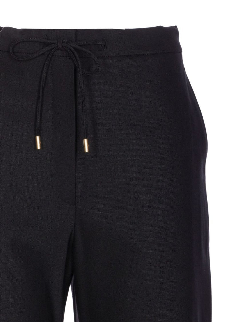 Max Mara Straight-Leg Trousers With Adjustable Drawstring