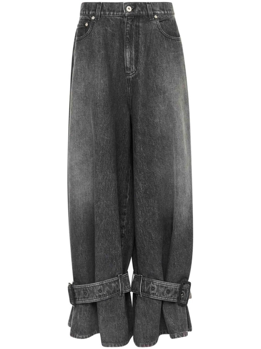 J. W. Anderson Grey Wide Leg Denim Jeans