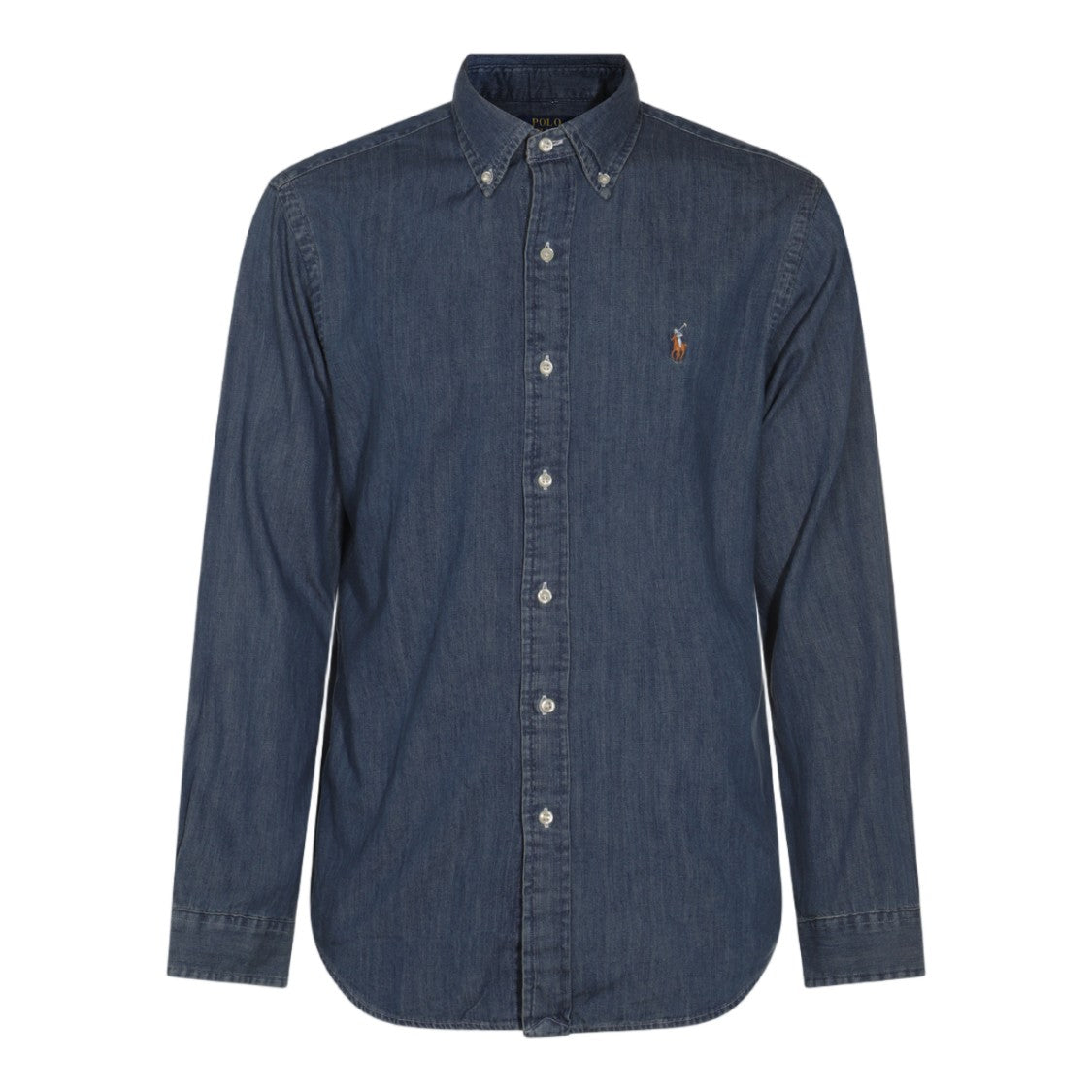 Polo Ralph Lauren Long-Sleeve Denim Shirt With Button-Down Collar