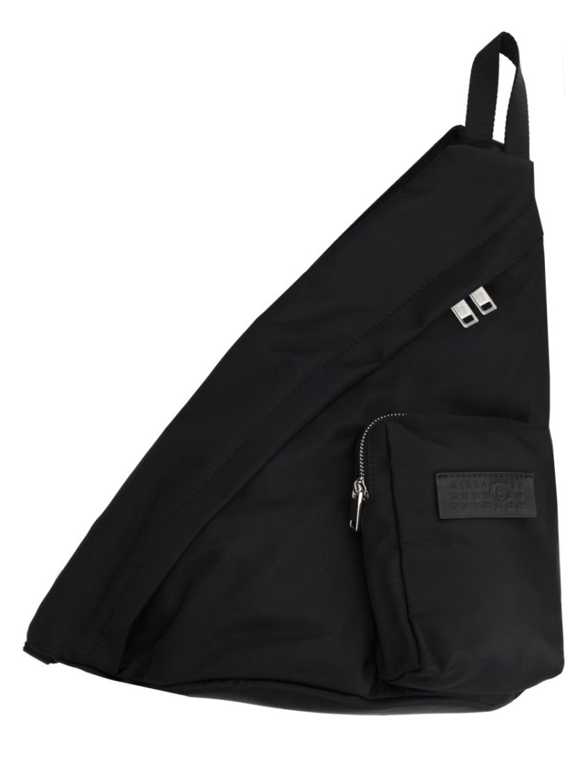 Mm6 By Maison Margiela Triangular Polyamide Minimalist Backpack