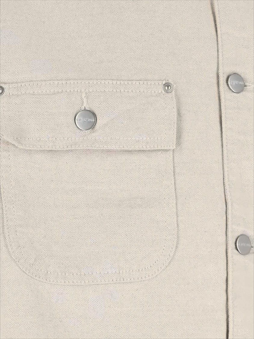 Carhartt Wip Structured Beige Button-Up Carhartt Wip Jacket