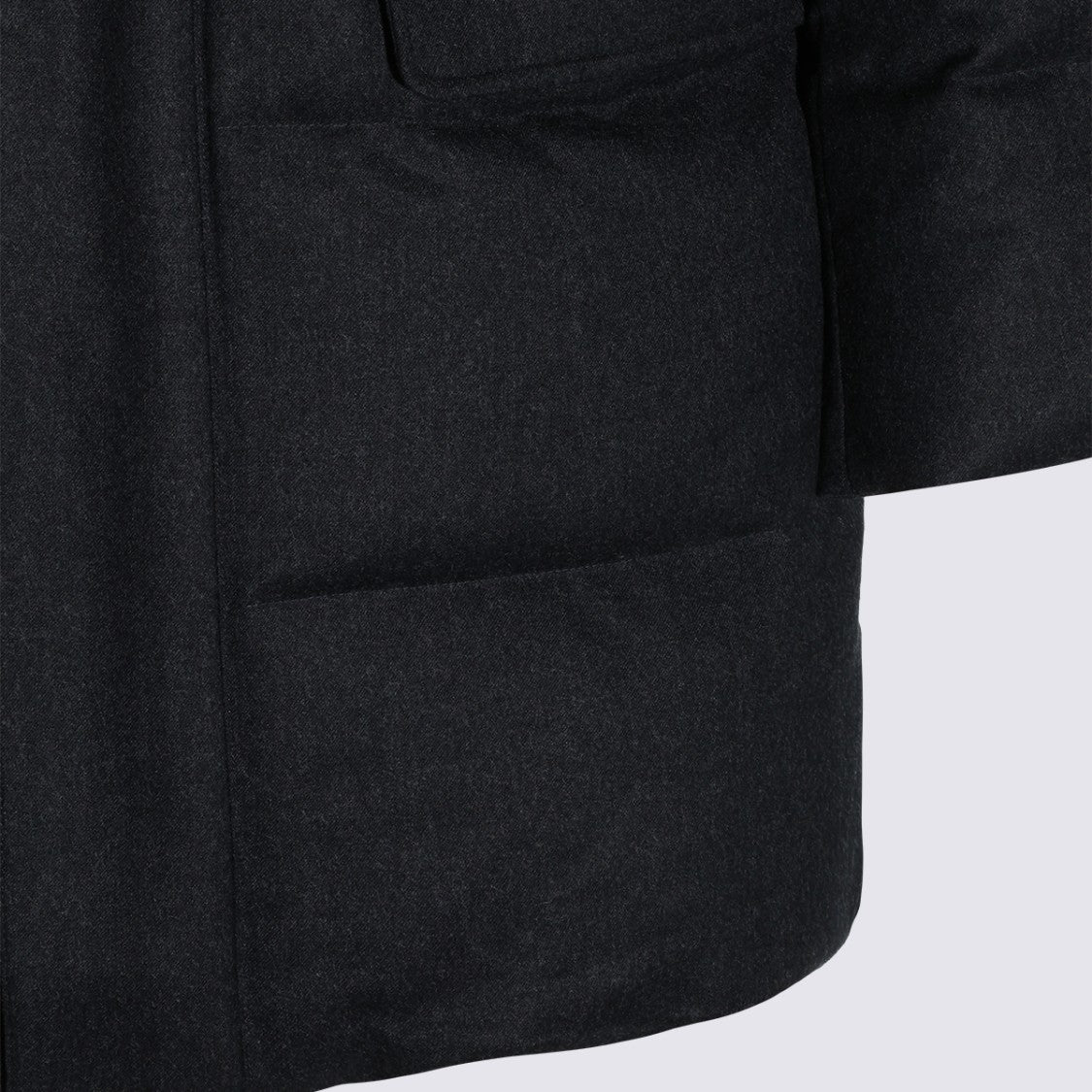 Montecore Asphalt Mid-Length Hooded Puffer Down Jacket