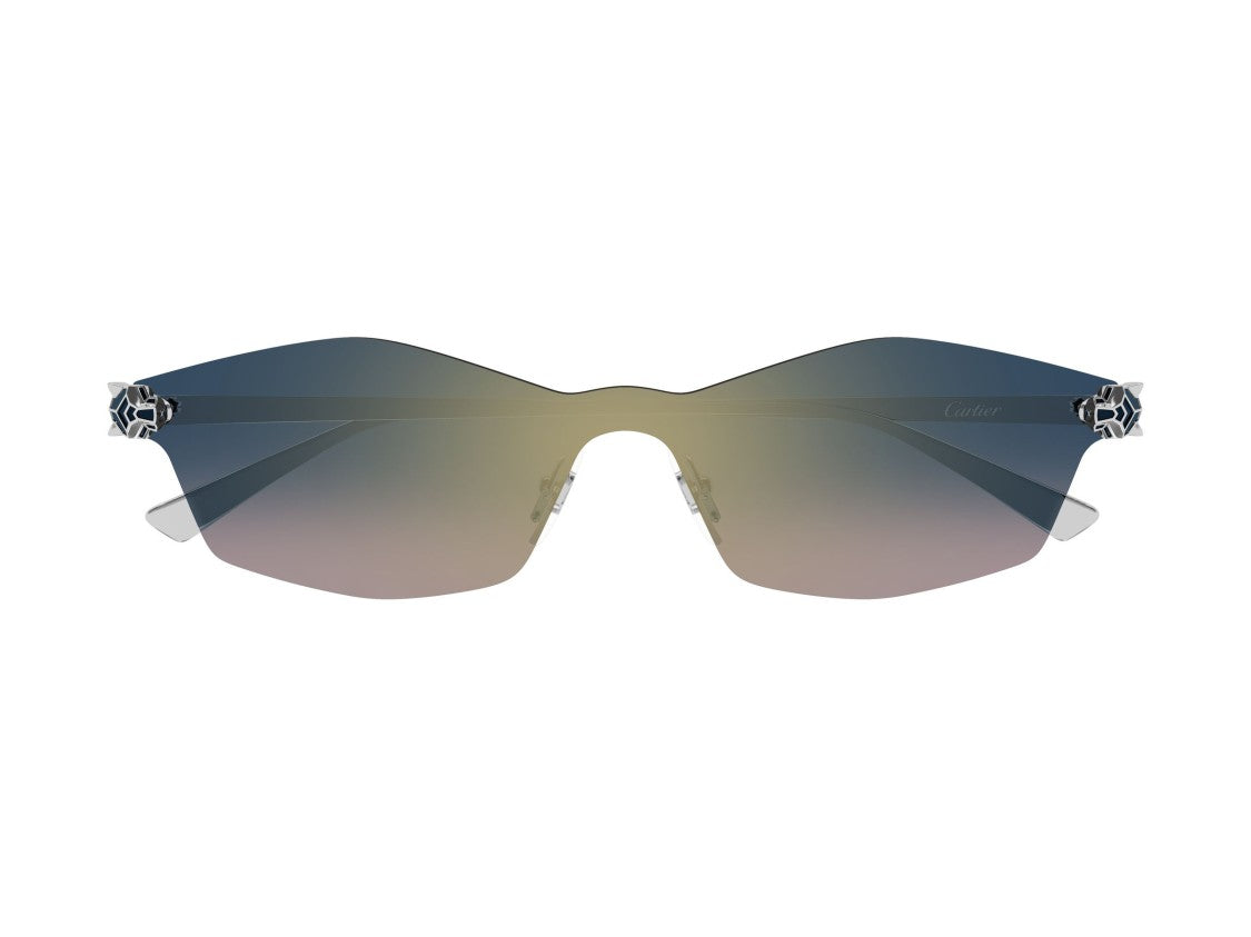 Cartier Ct0678s Rimless Gradient Emblem Sunglasses