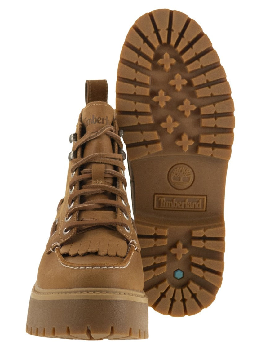 Timberland Stone Street - Fringed Boot With Platform