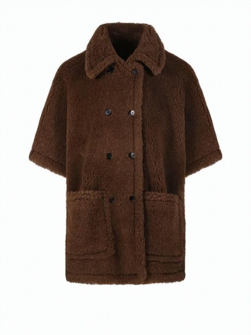 Max Mara Short-Sleeved Double-Breasted Coat