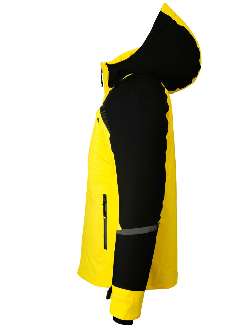 Phenix Yellow Reflective-Detail Nylon Ski Jacket