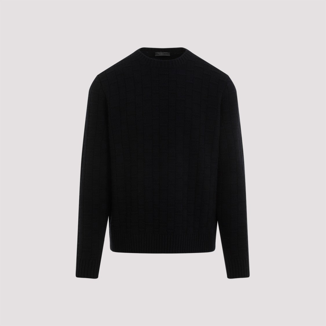 Prada Blue Wool Crewneck Pullover