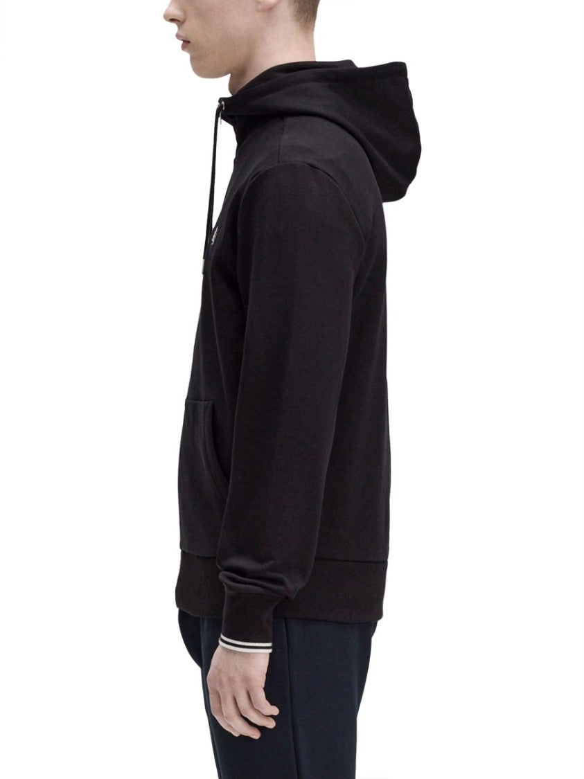 Fred Perry Classic Black Zipper Hoodie