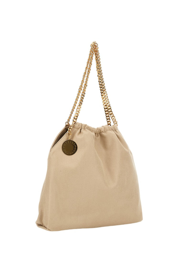 Stella Mccartney Medium Falabella Shoulder Bag With Drawstring Closure And Gold-Tone Accents