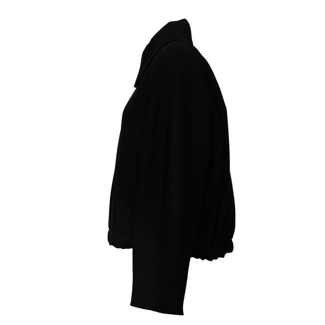 Victoria Beckham Arden Oversized Shoulder Gabardine Bomber Jacket