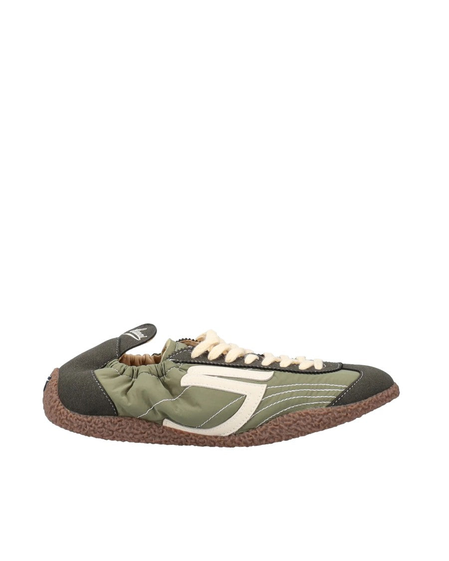 Puraai Forest Puraai 9.01 Corsa Suede Low-Top Sneakers