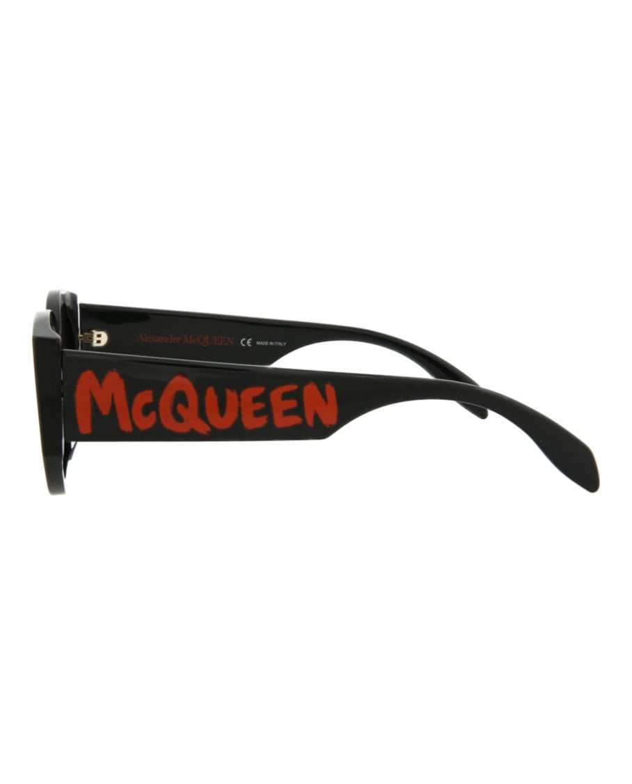 Alexander Mcqueen Round-Frame Acetate Sunglasses