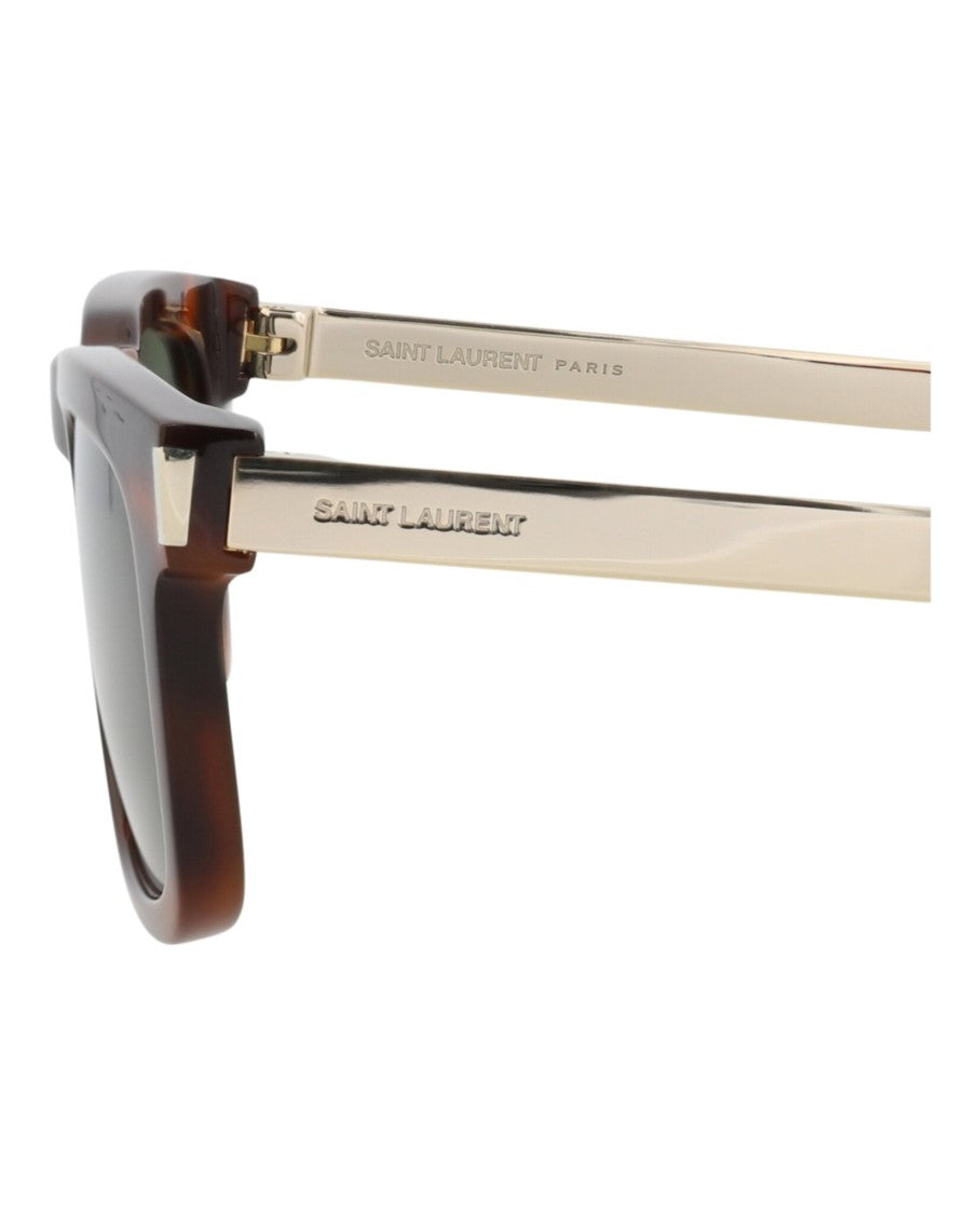 Saint Laurent Square-Frame Recycled Acetate Sunglasses