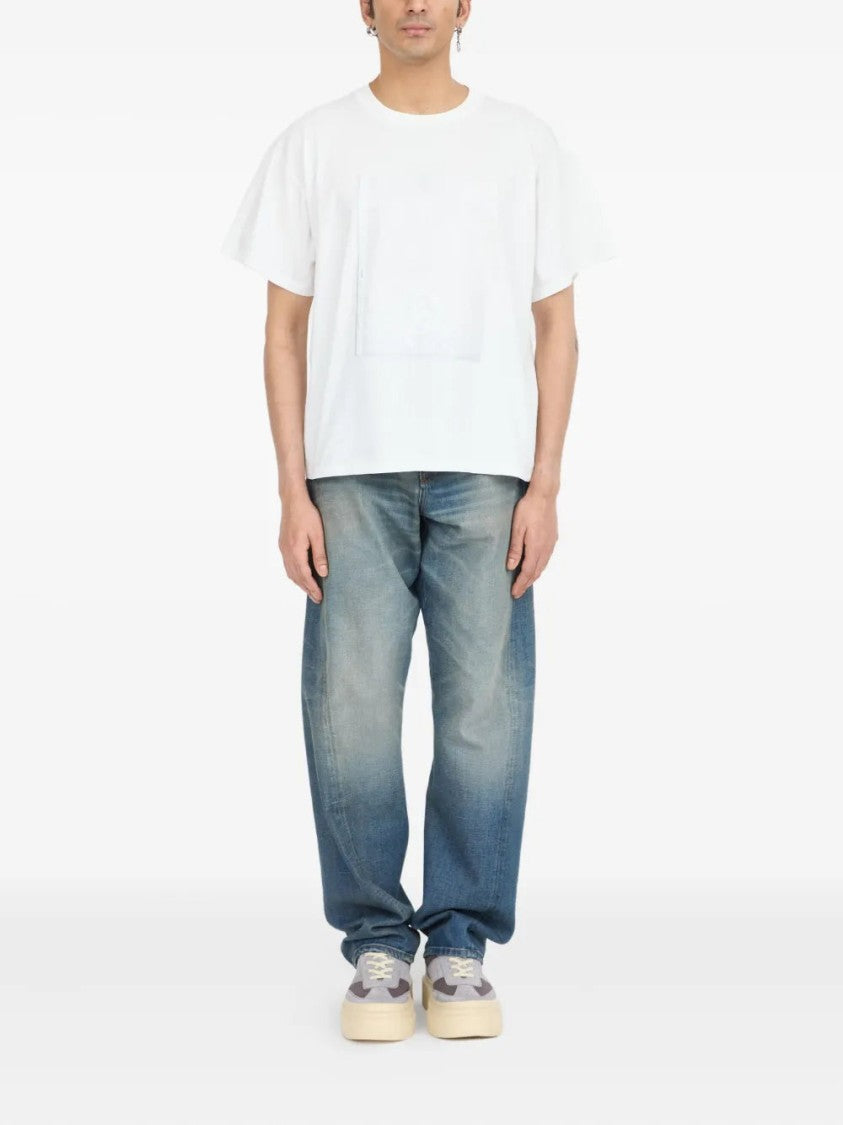 Mm6 By Maison Margiela Graphic-Panelled T-Shirt