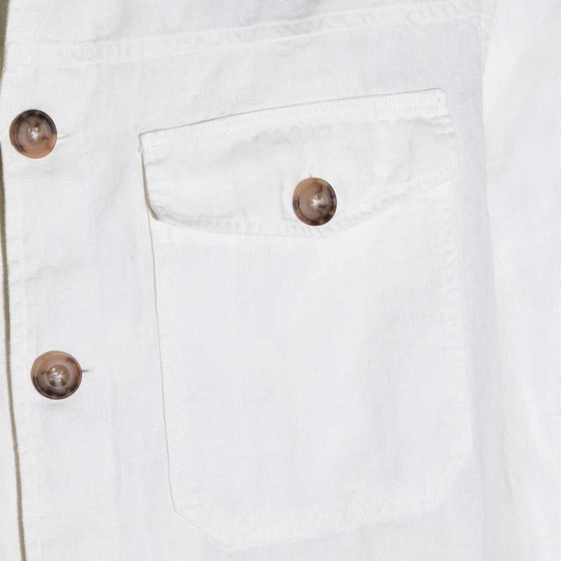 Altea White Linen Casual Jacket