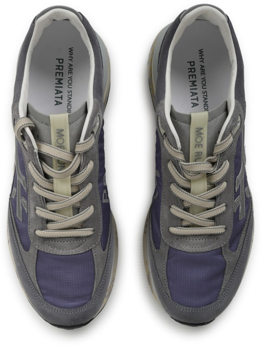 Premiata Moerun Layered Sole Textured Sneakers