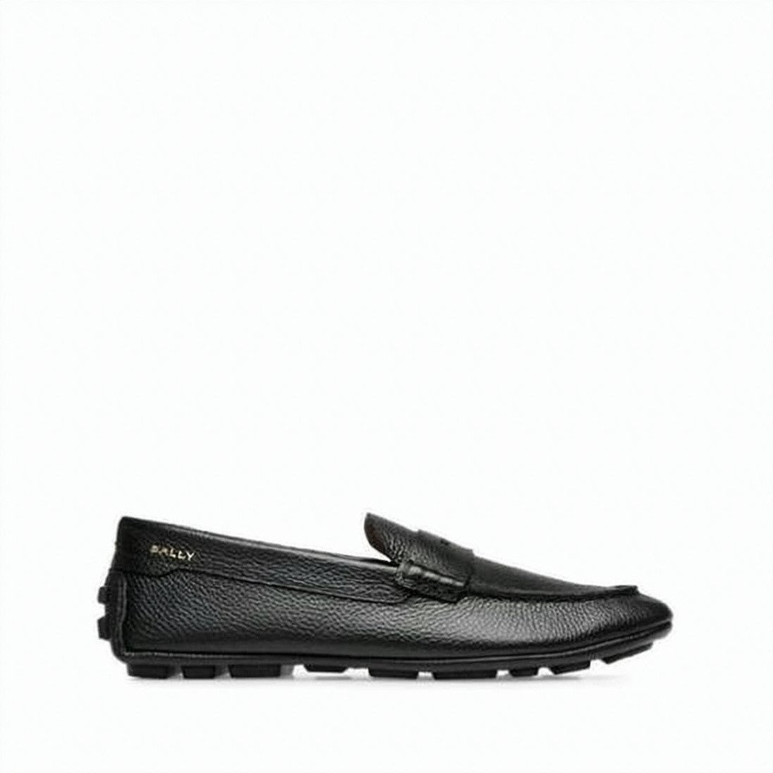 Bally Textured Calf Leather Loafer