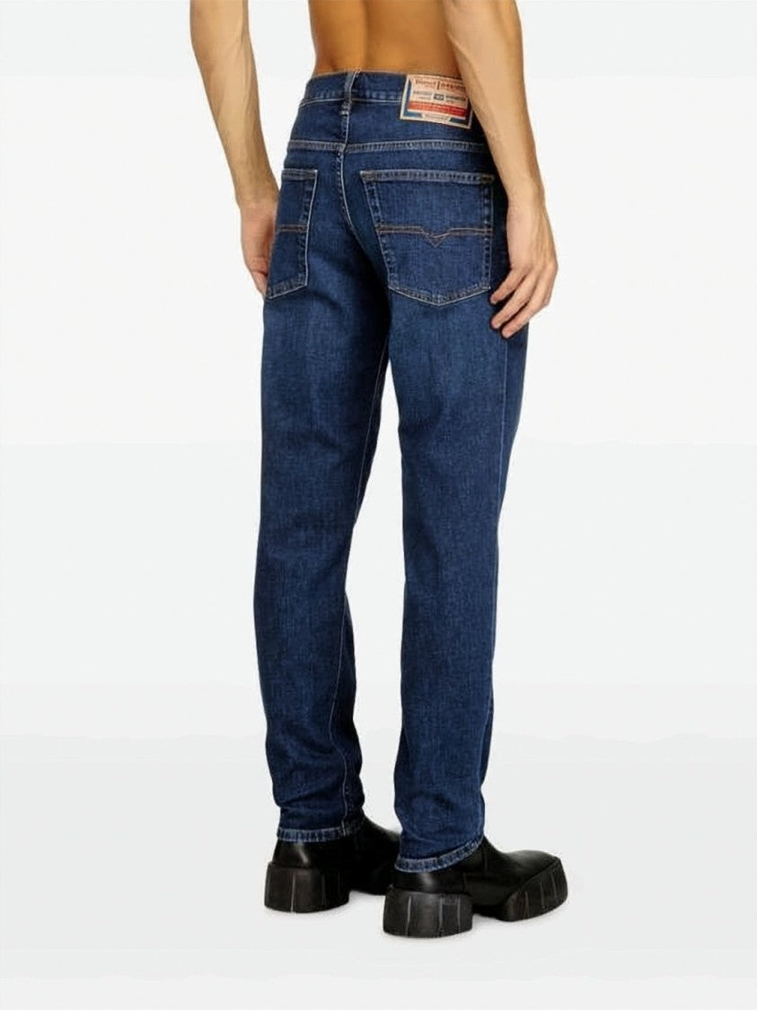 Diesel Straight-Leg Denim Pants With Subtle Fading And Five-Pocket Styling