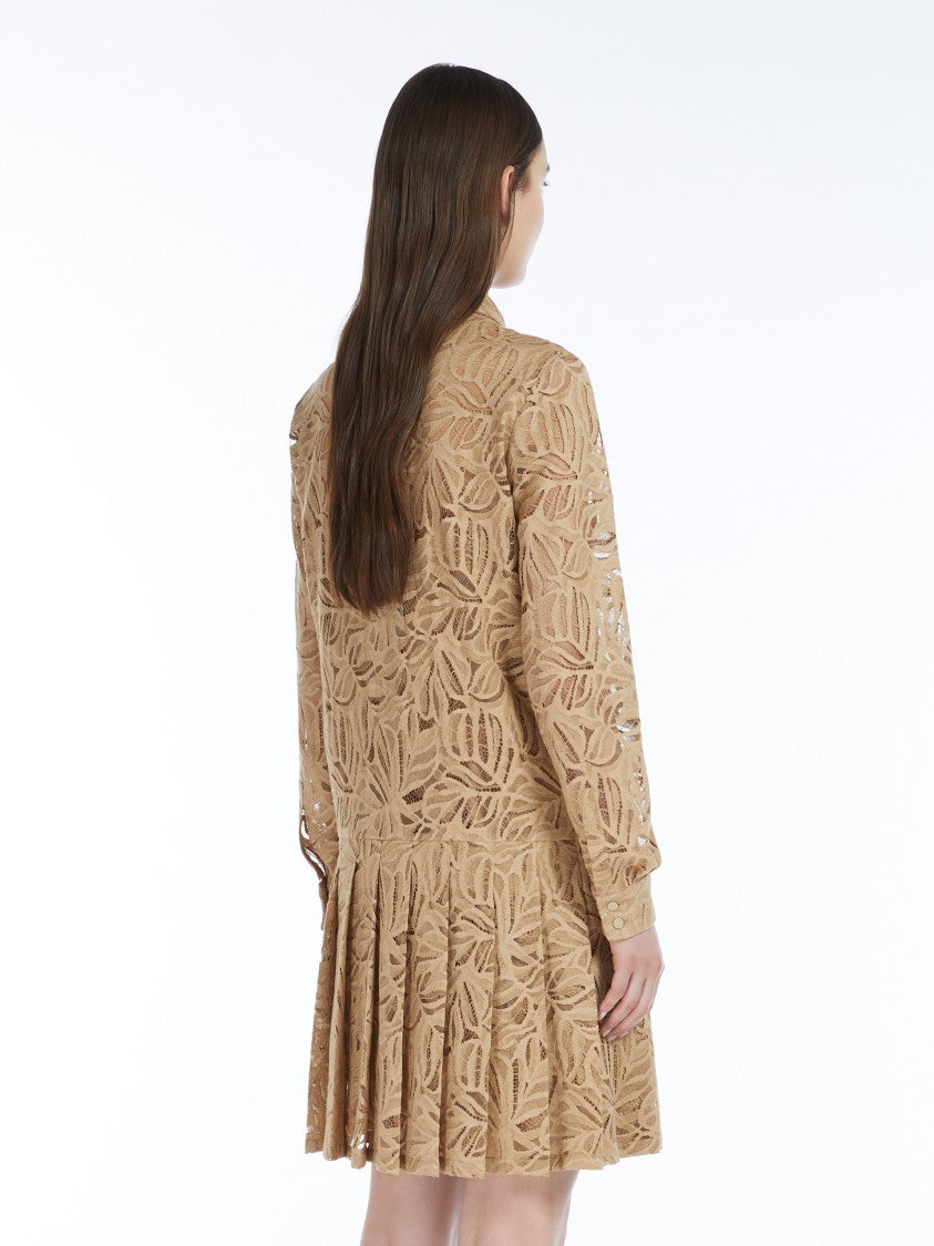 Max Mara Floral Lace Mini Dress