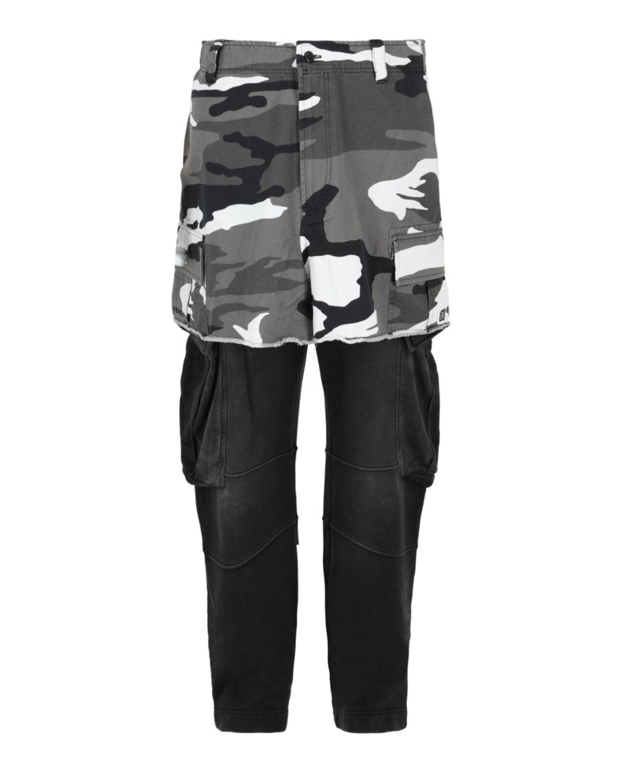 Givenchy Cargo Pants With Camo Skirt
