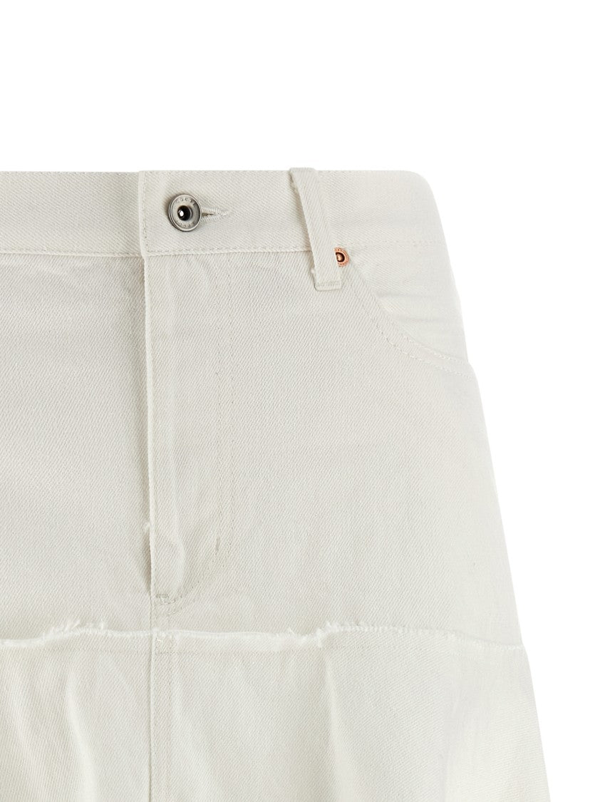 Sacai Satin Denim Skirt