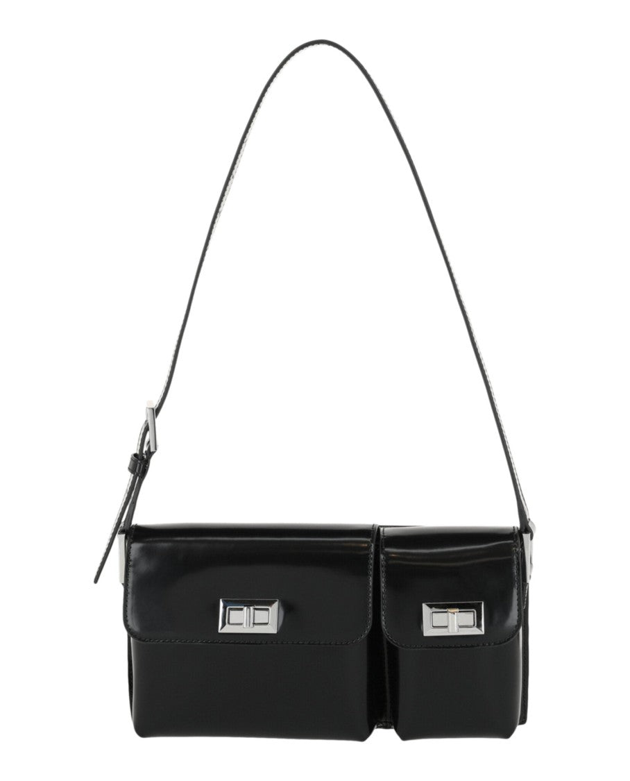 By Far Billy Patent Shoulder Bag