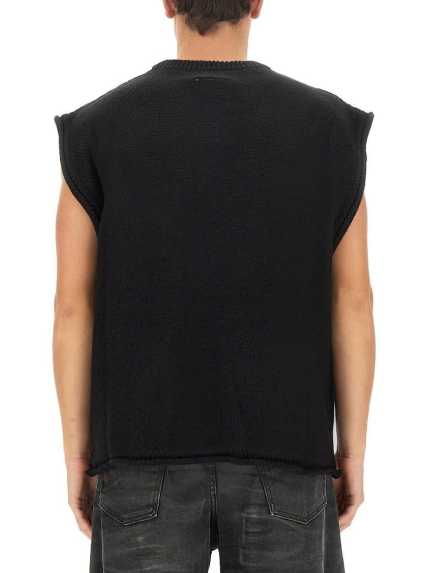 Mm6 By Maison Margiela Vests With Logo