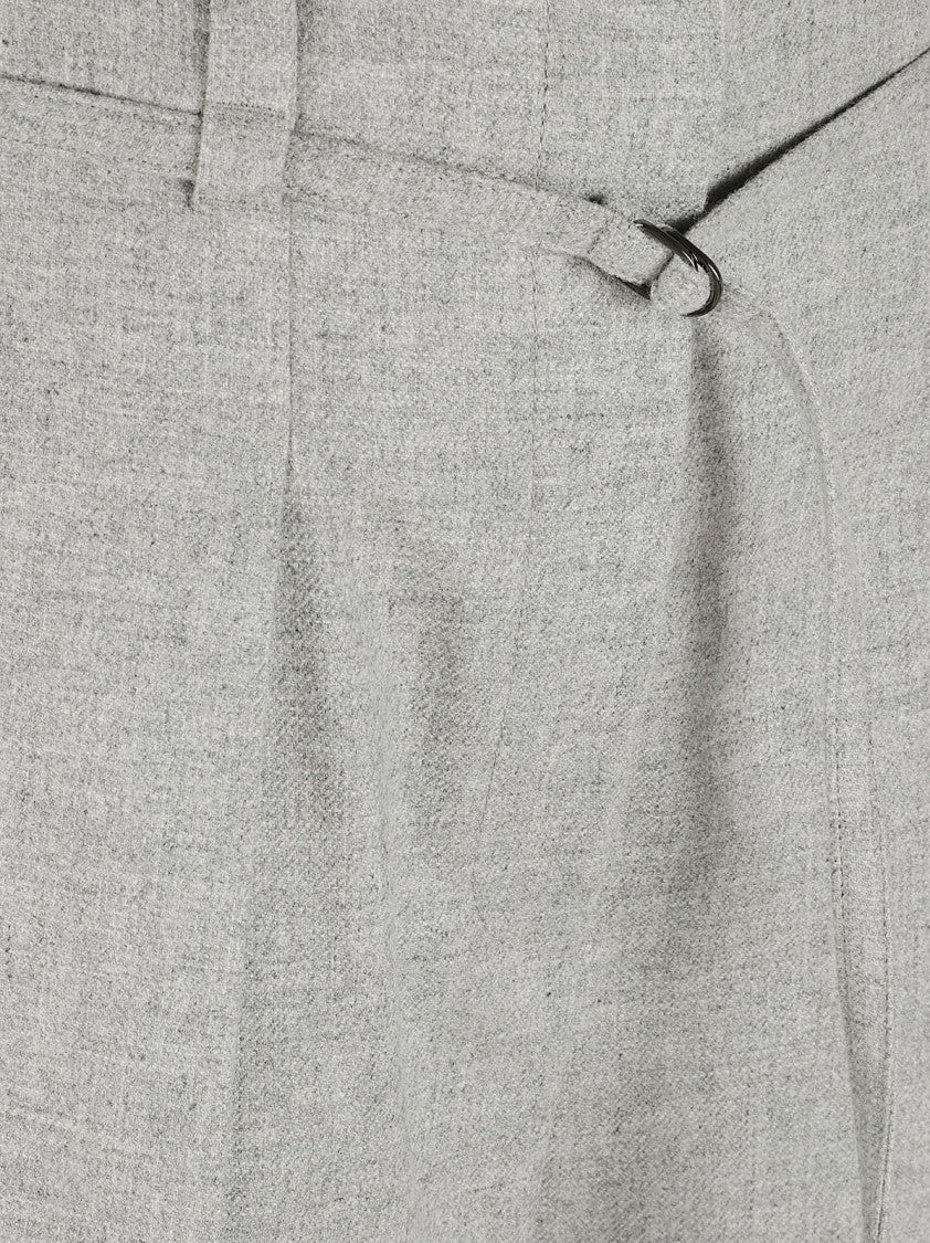 Brunello Cucinelli Wide-Leg Trousers With High Waist