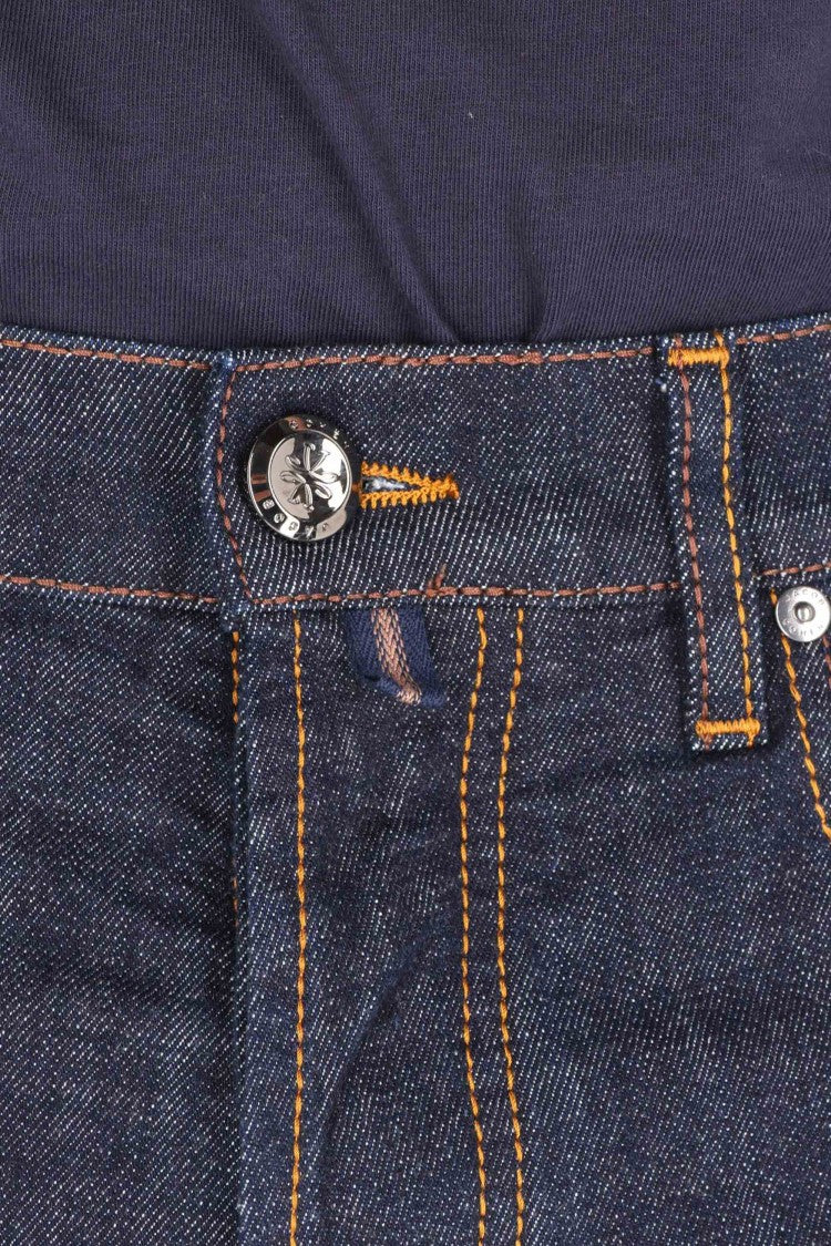 Jacob Cohen Classic Dark Indigo Denim Jeans With Scott Fit