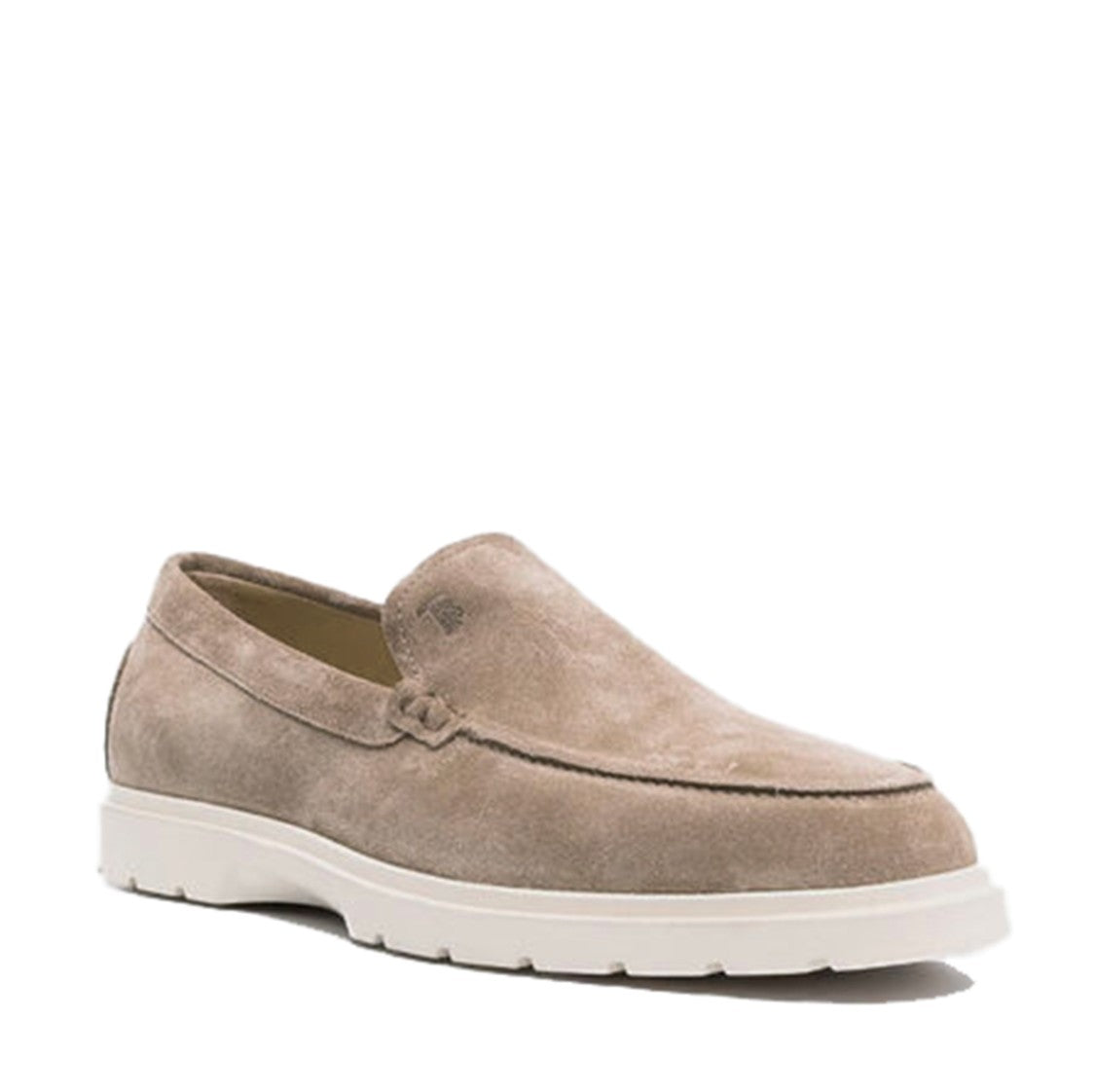 Tod's Beige Suede Loafers