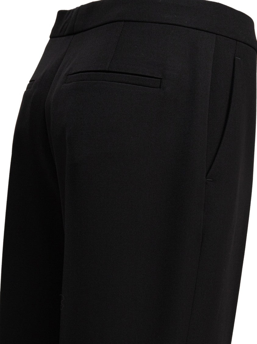 Givenchy High-Rise Flared Trousers In Luxurious Wool