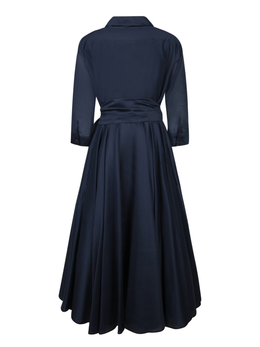 Blanca Vita Midi Shirt Dress With Belted Waist And Elegant Silhouette