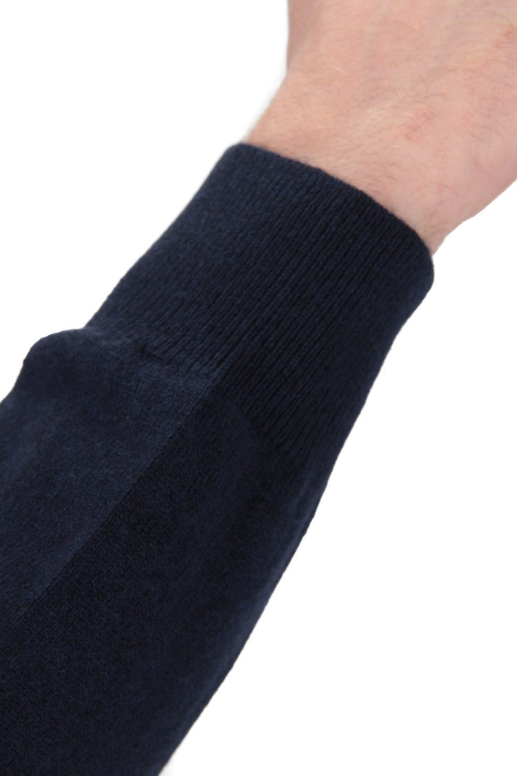 Barba Wool-Cashmere Crewneck Sweater