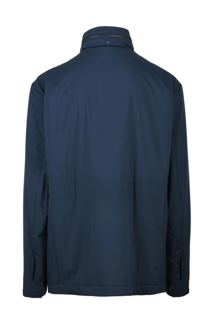 Paul & Shark Coat With Zip - Blue