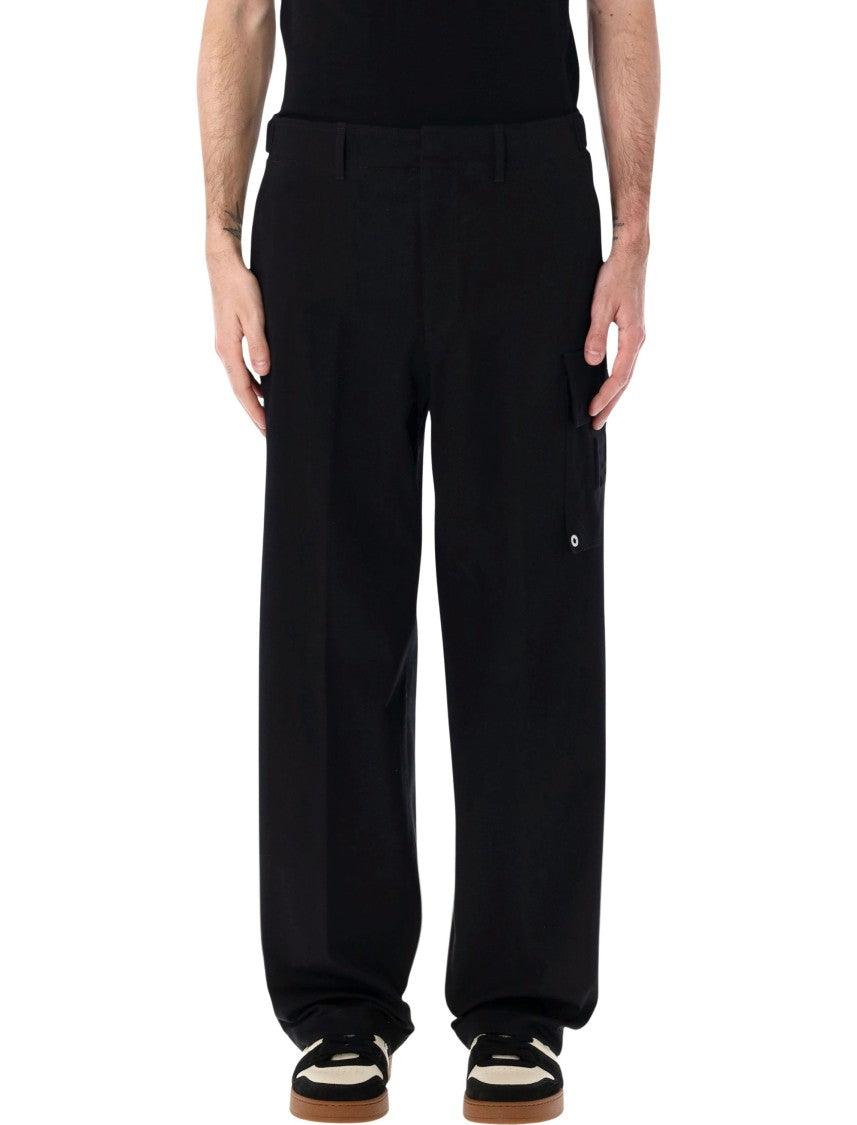Fendi Gabardine Cargo Trousers