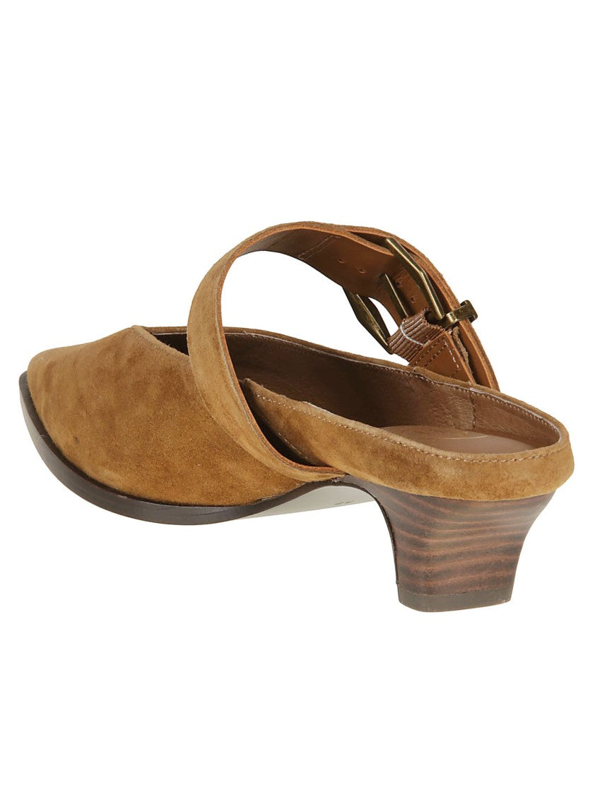 Ash Tessa Pointed Toe Suede Mules