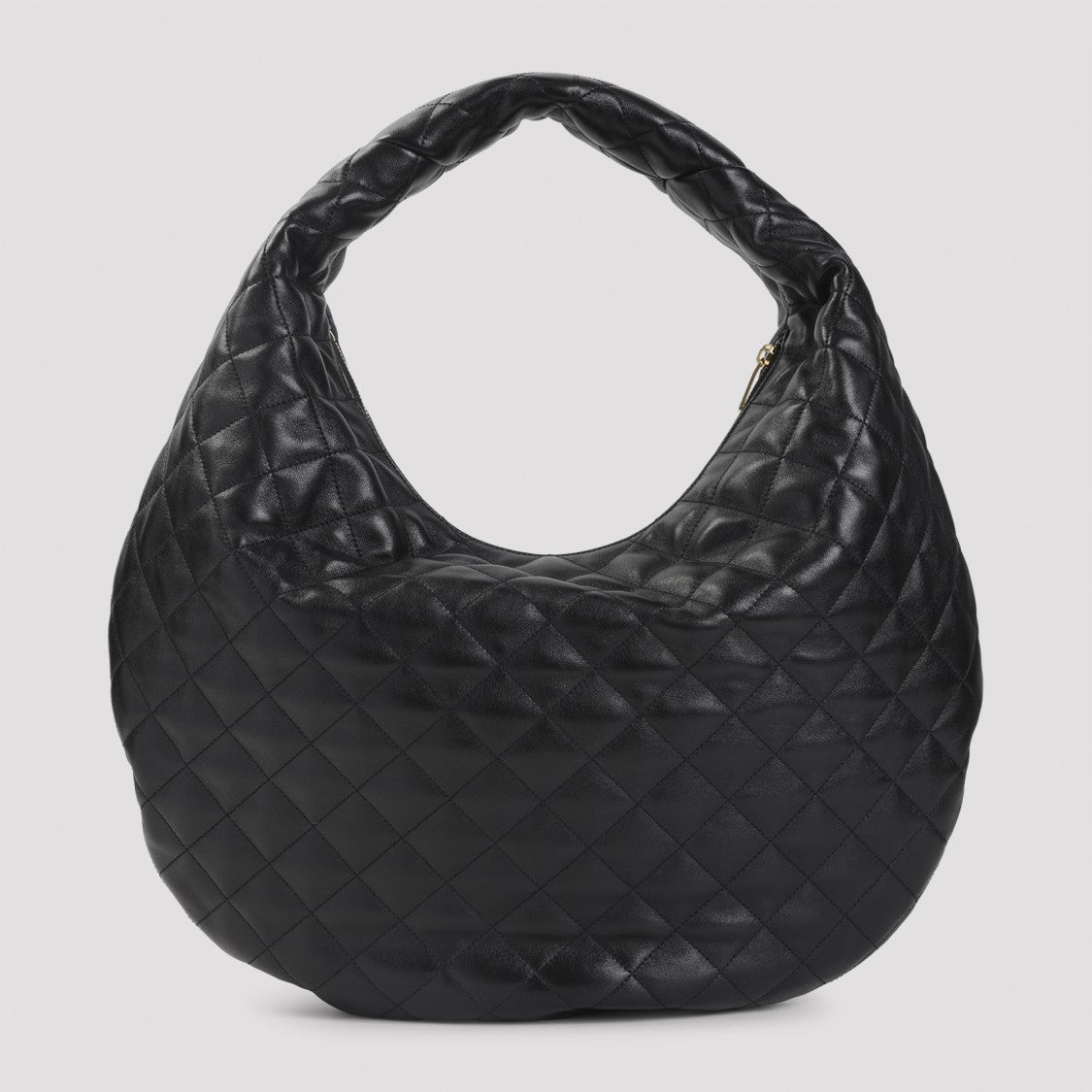 Saint Laurent Quilted Crescent Handbag
