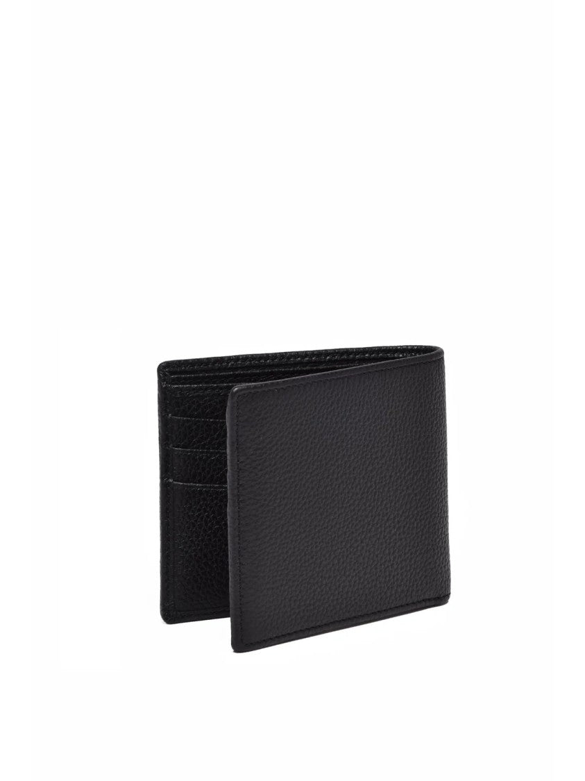 Vivienne Westwood Black Leather Bi-Fold Wallet