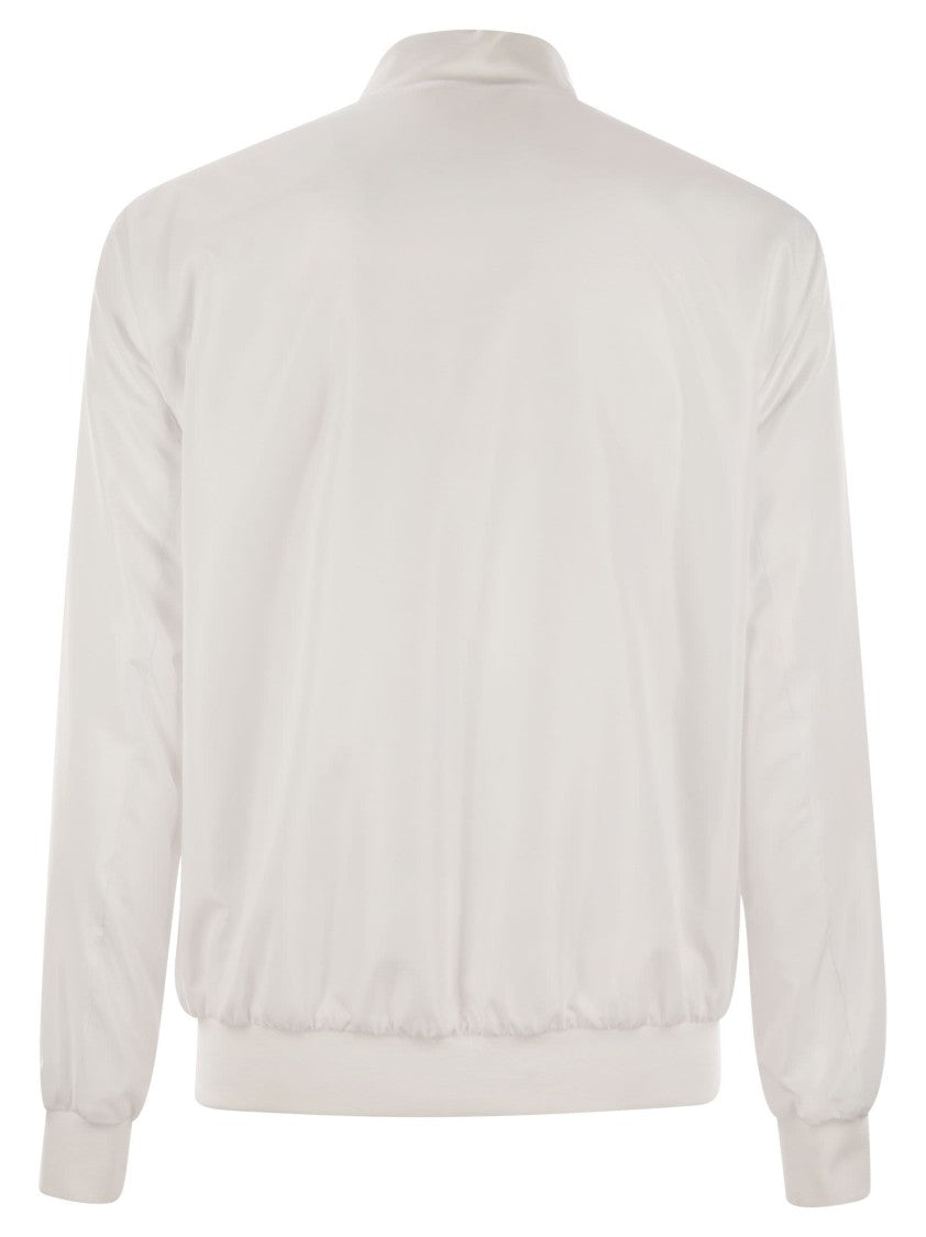 Kiton Sea - Bomber Jacket In Technical Fabric