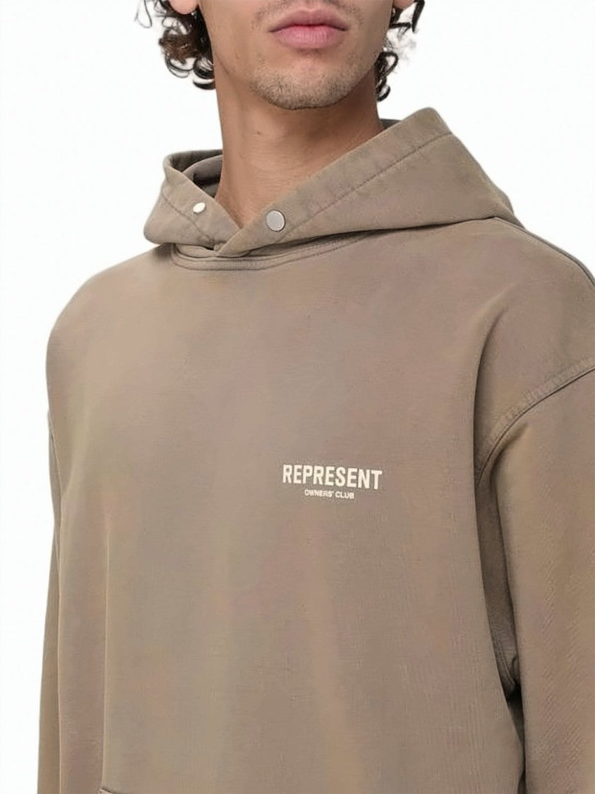 Represent Relaxed Fit Hoodie With Kangaroo Pocket