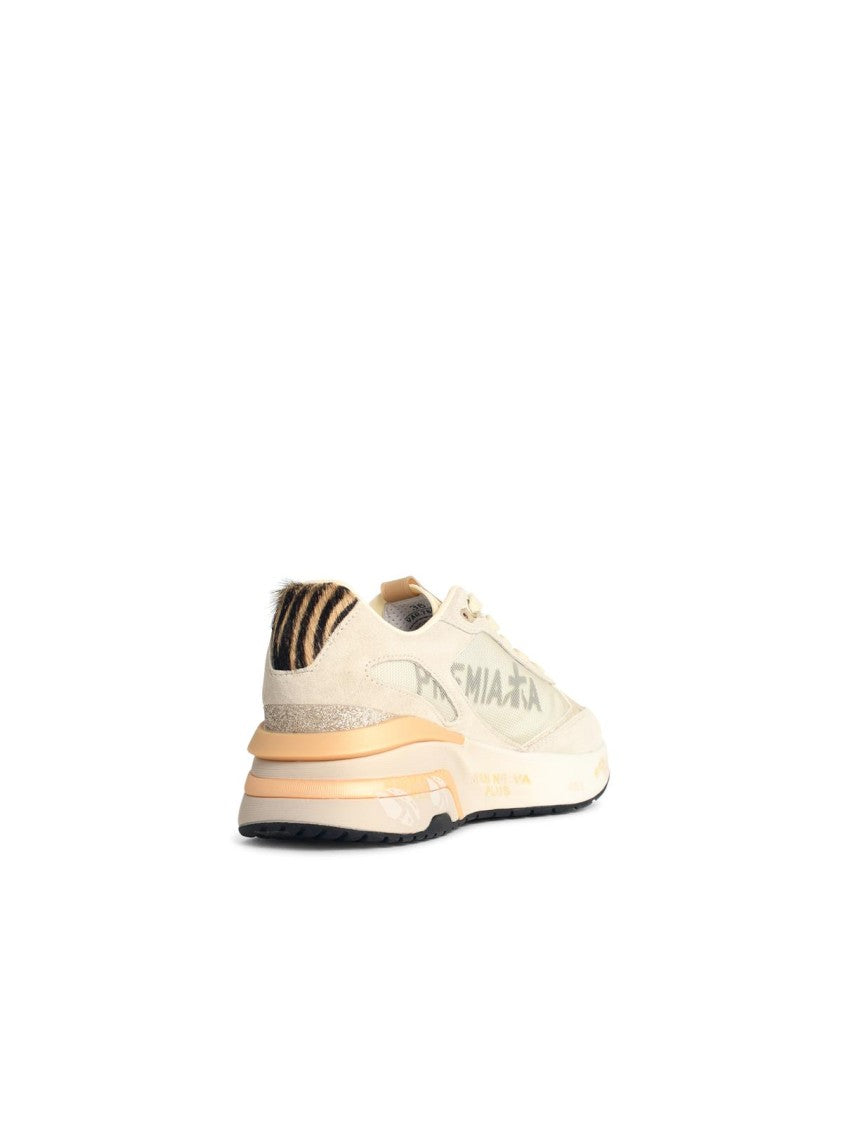 Premiata Moerund' Grey Suede Blend Sneakers