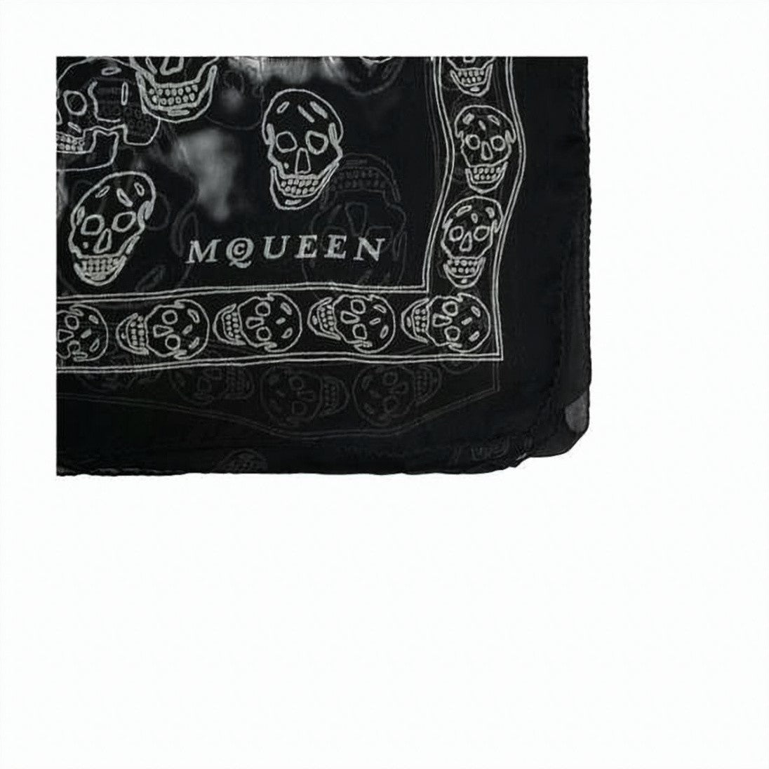 Alexander Mcqueen Skull-Pattern Silk Scarf
