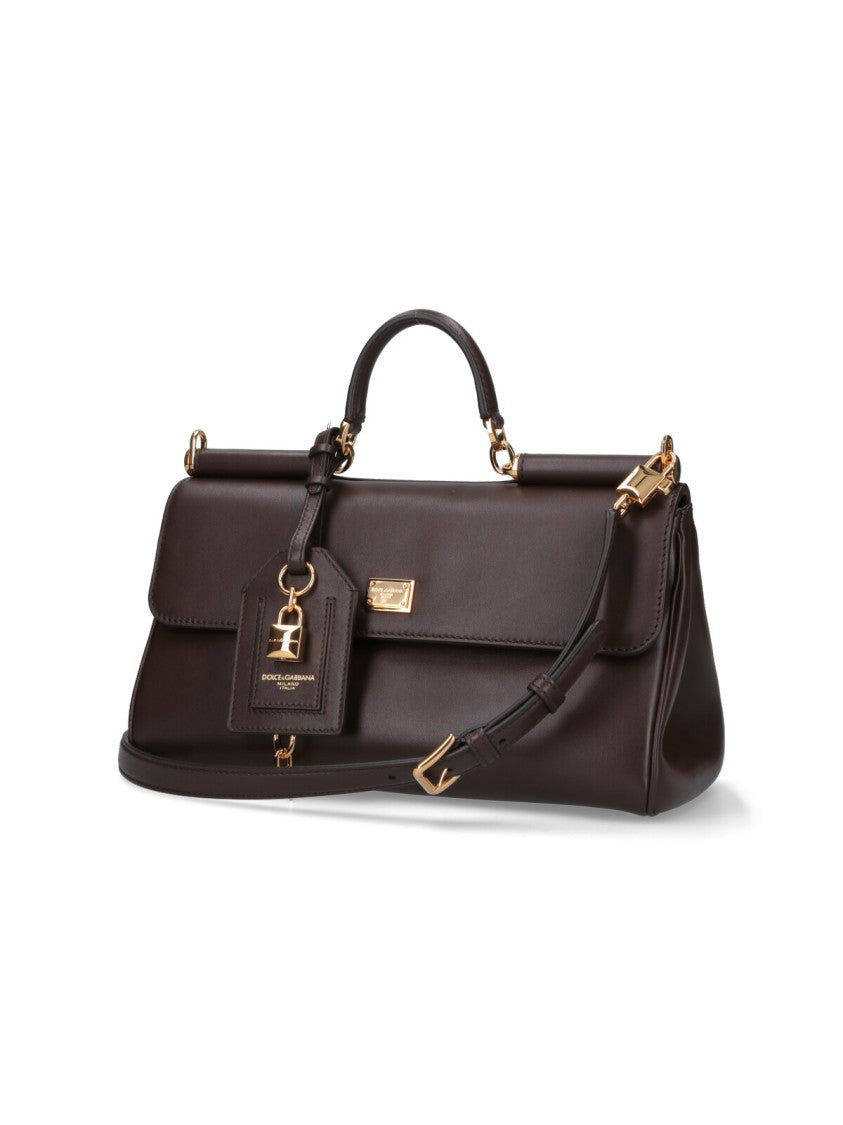 Dolce & Gabbana "My Sicily" Top Handle Bag – Brown