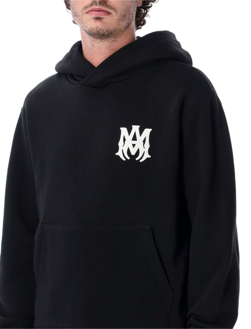 Amiri Ma Core Logo Monogram Graphic Cotton Hooded Sweatshirt