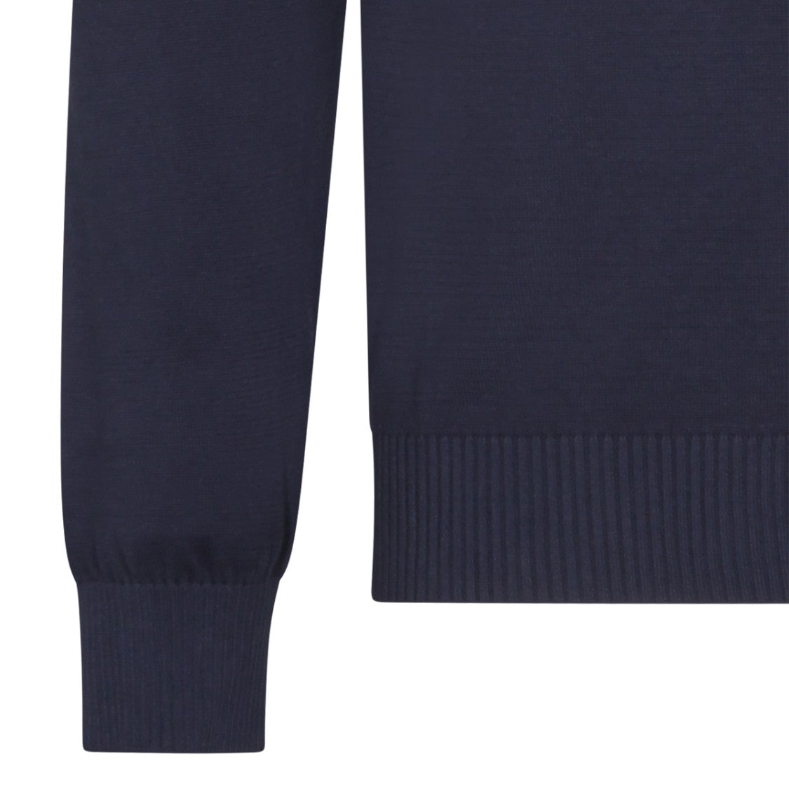 Malo Solid Blue Knitwear Sweater