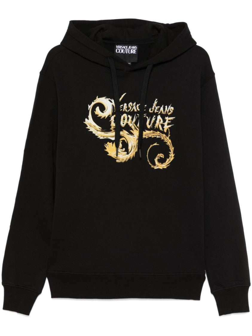 Versace Jeans Couture Hooded Sweatshirt With Print