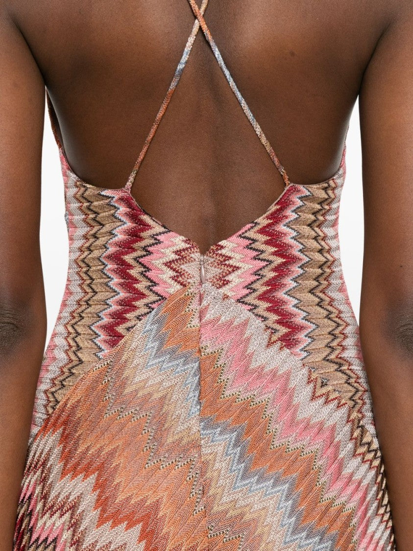 Missoni Maxi Dress With Crisscross Back